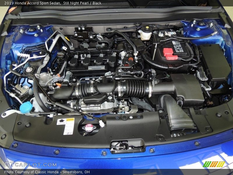  2019 Accord Sport Sedan Engine - 1.5 Liter Turbocharged DOHC 16-Valve VTEC 4 Cylinder