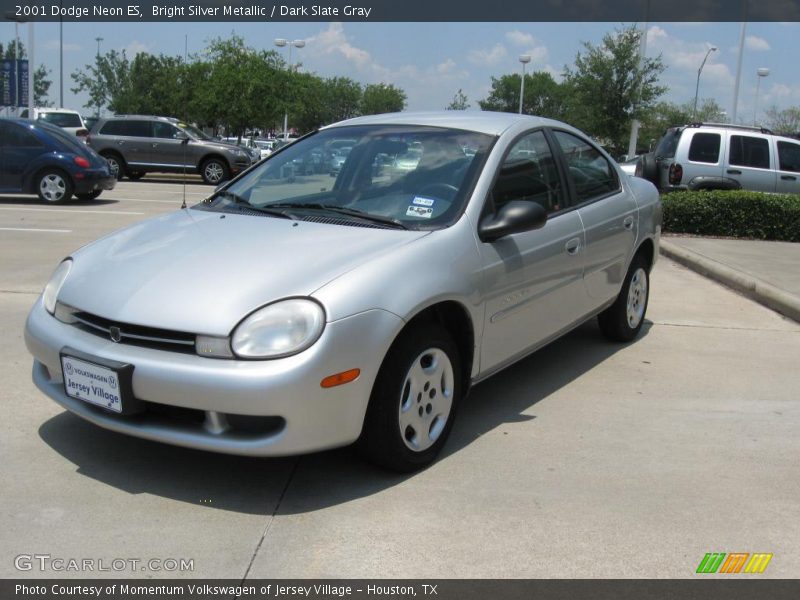 Bright Silver Metallic / Dark Slate Gray 2001 Dodge Neon ES