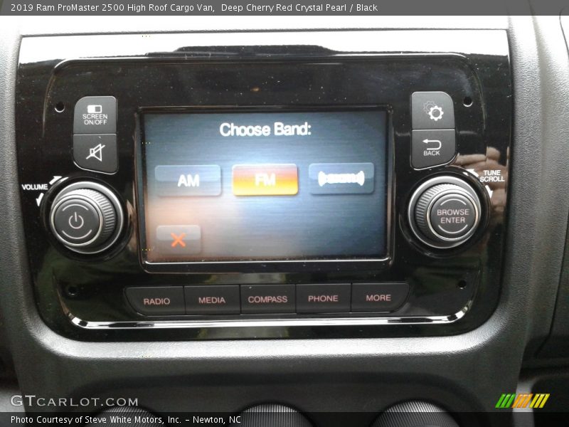 Deep Cherry Red Crystal Pearl / Black 2019 Ram ProMaster 2500 High Roof Cargo Van