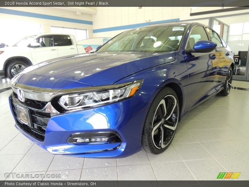 Still Night Pearl / Black 2018 Honda Accord Sport Sedan