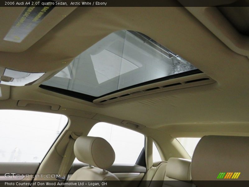 Arctic White / Ebony 2006 Audi A4 2.0T quattro Sedan