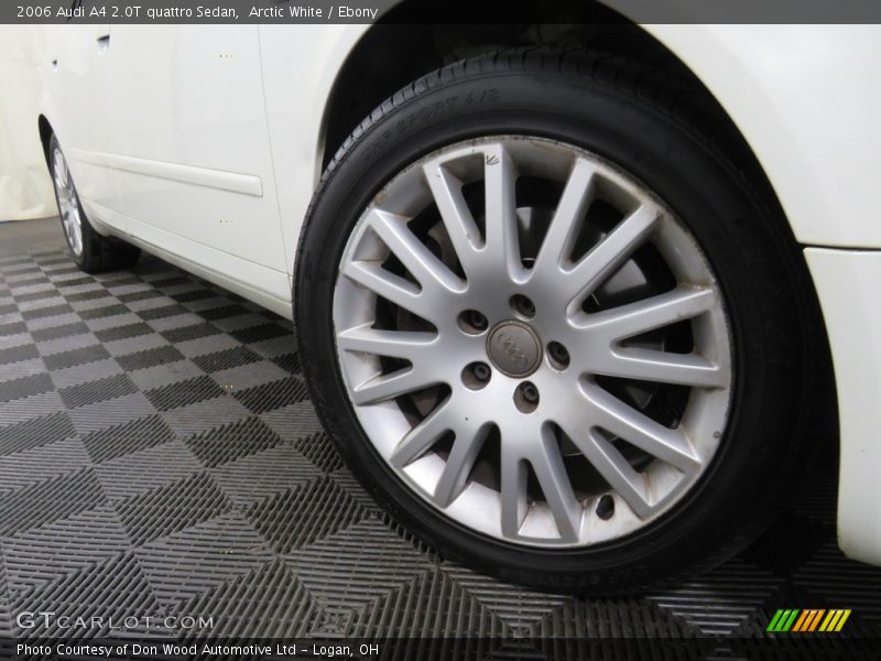 Arctic White / Ebony 2006 Audi A4 2.0T quattro Sedan