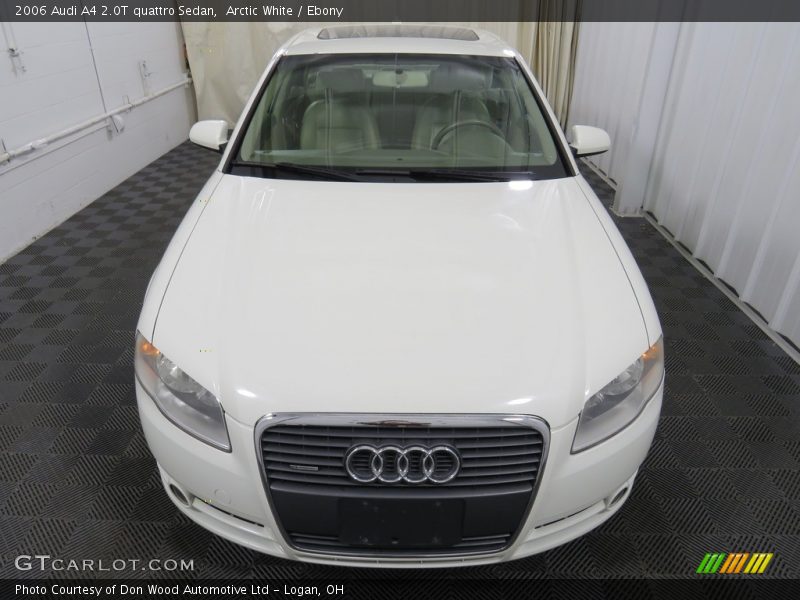 Arctic White / Ebony 2006 Audi A4 2.0T quattro Sedan