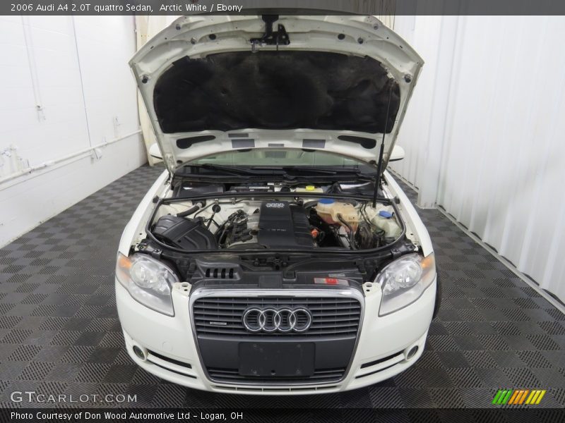 Arctic White / Ebony 2006 Audi A4 2.0T quattro Sedan