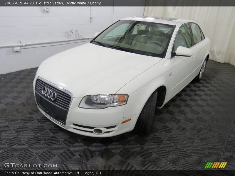 Arctic White / Ebony 2006 Audi A4 2.0T quattro Sedan