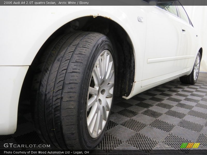 Arctic White / Ebony 2006 Audi A4 2.0T quattro Sedan