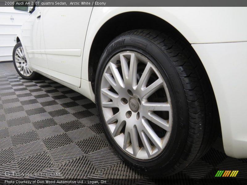 Arctic White / Ebony 2006 Audi A4 2.0T quattro Sedan