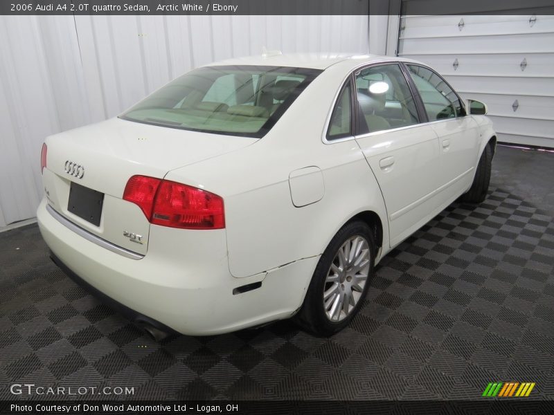 Arctic White / Ebony 2006 Audi A4 2.0T quattro Sedan