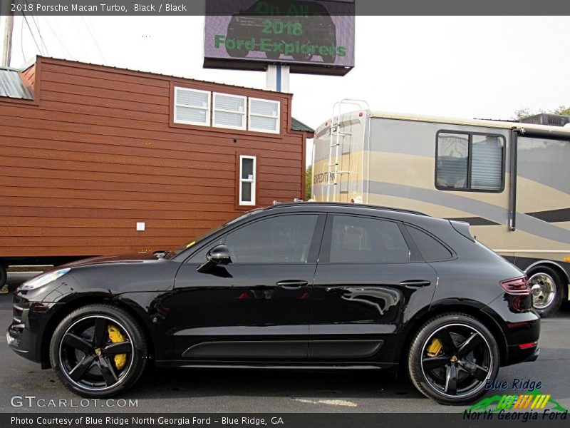 Black / Black 2018 Porsche Macan Turbo