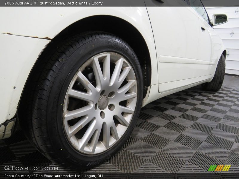 Arctic White / Ebony 2006 Audi A4 2.0T quattro Sedan