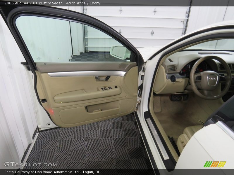 Arctic White / Ebony 2006 Audi A4 2.0T quattro Sedan