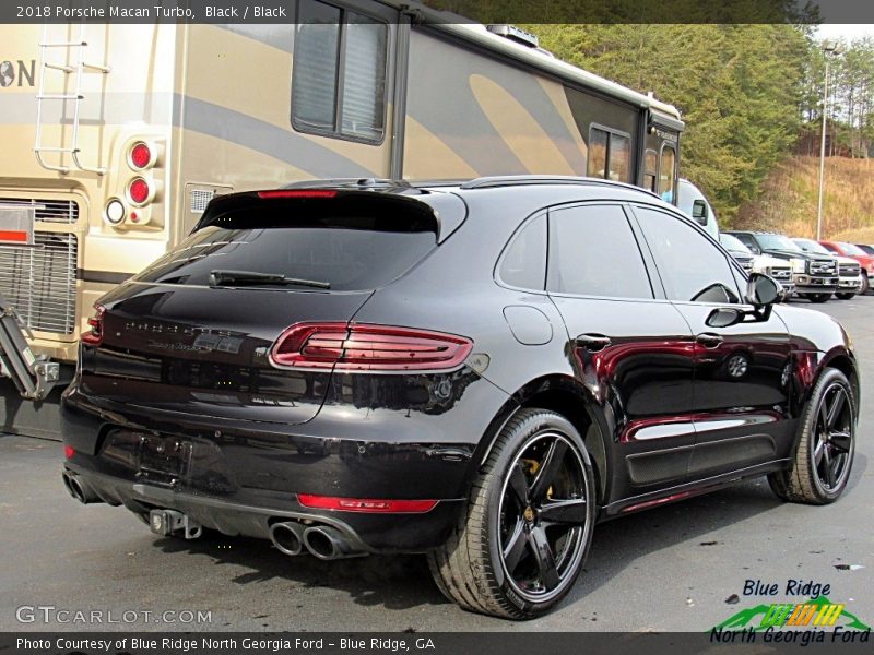 Black / Black 2018 Porsche Macan Turbo