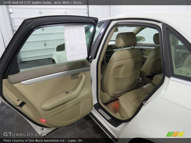 Arctic White / Ebony 2006 Audi A4 2.0T quattro Sedan