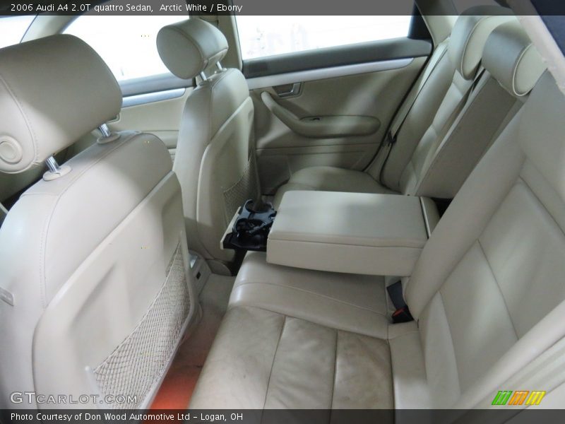 Arctic White / Ebony 2006 Audi A4 2.0T quattro Sedan