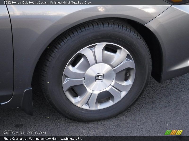 Polished Metal Metallic / Gray 2012 Honda Civic Hybrid Sedan