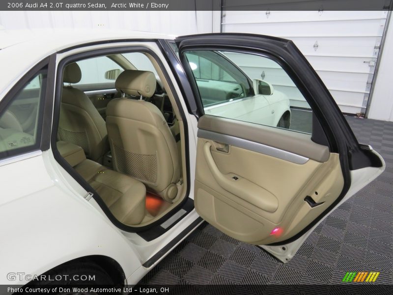 Arctic White / Ebony 2006 Audi A4 2.0T quattro Sedan