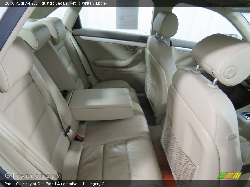 Arctic White / Ebony 2006 Audi A4 2.0T quattro Sedan
