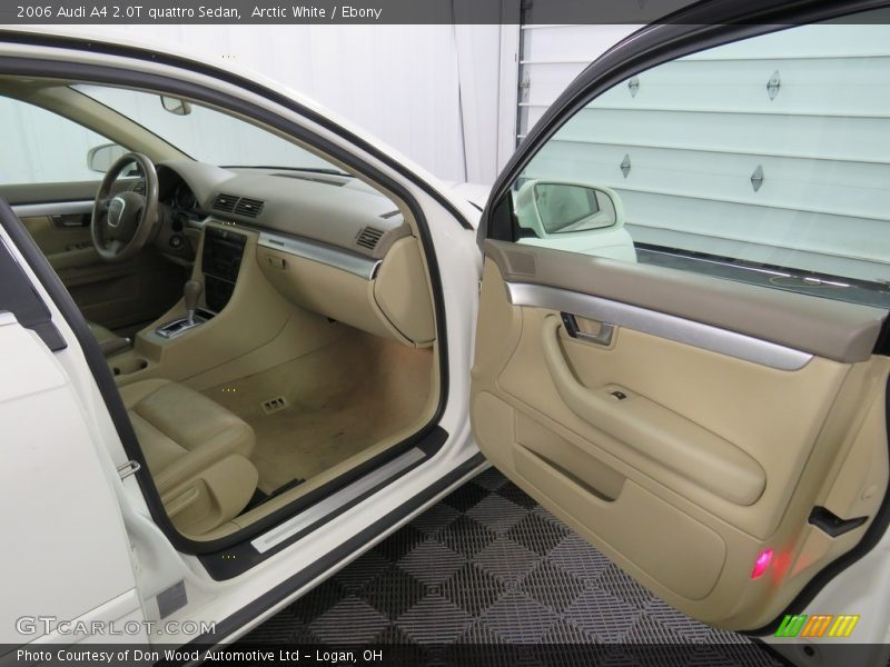 Arctic White / Ebony 2006 Audi A4 2.0T quattro Sedan