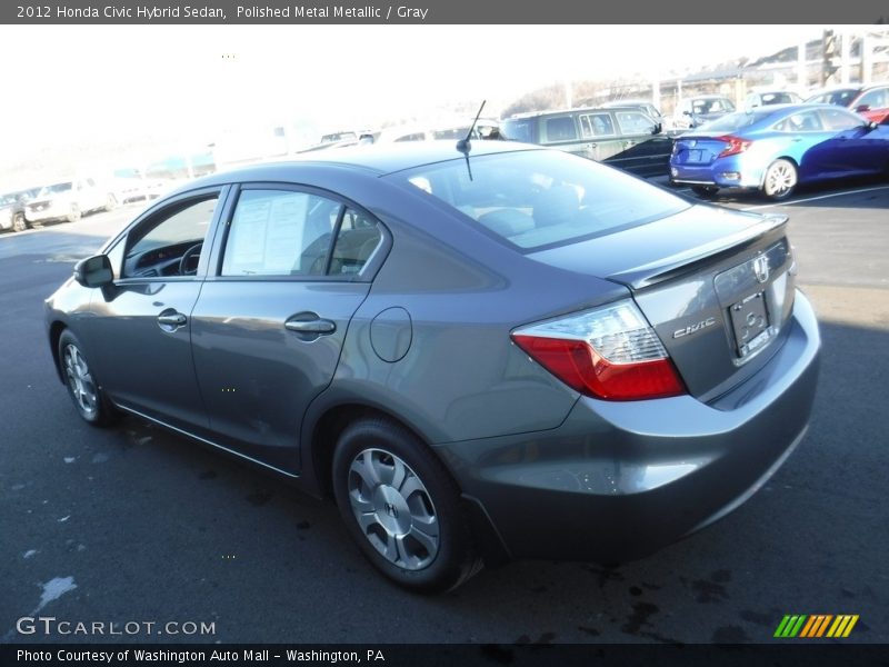 Polished Metal Metallic / Gray 2012 Honda Civic Hybrid Sedan