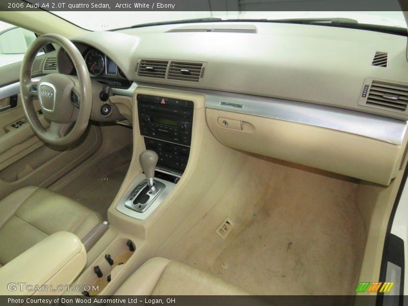 Arctic White / Ebony 2006 Audi A4 2.0T quattro Sedan