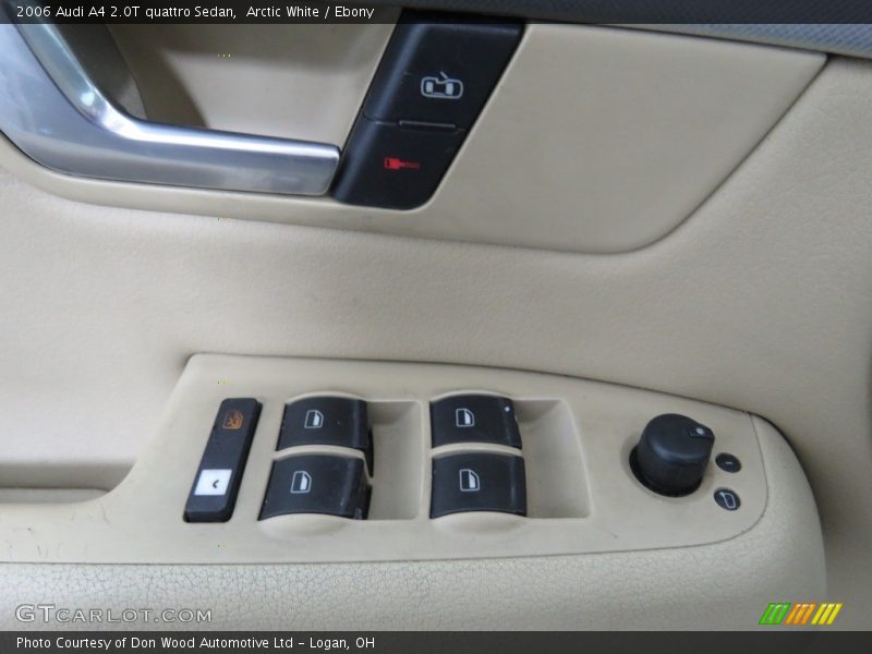 Arctic White / Ebony 2006 Audi A4 2.0T quattro Sedan