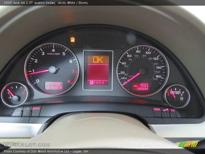 Arctic White / Ebony 2006 Audi A4 2.0T quattro Sedan