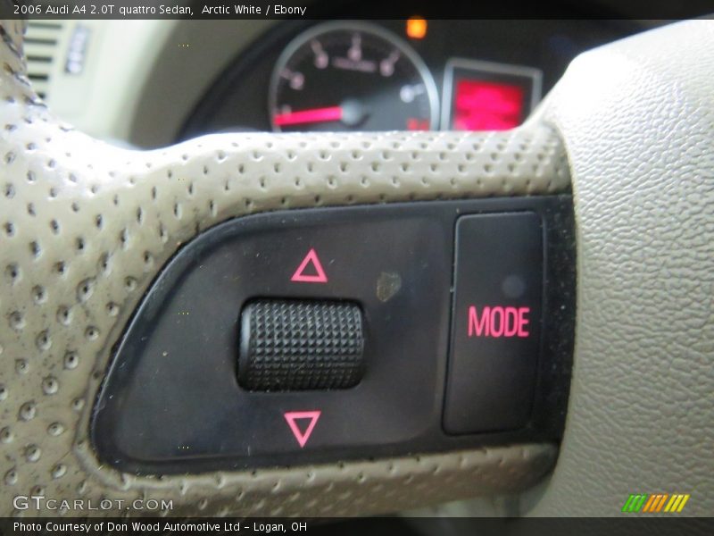 Arctic White / Ebony 2006 Audi A4 2.0T quattro Sedan