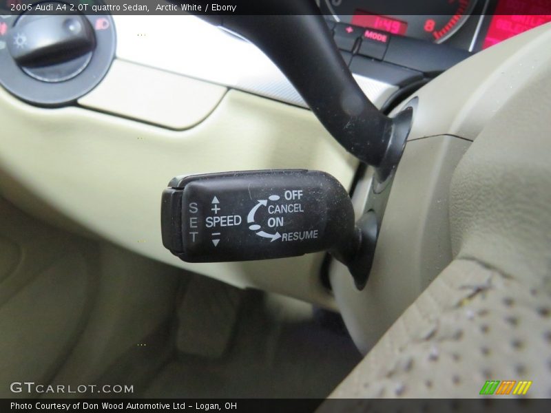 Arctic White / Ebony 2006 Audi A4 2.0T quattro Sedan