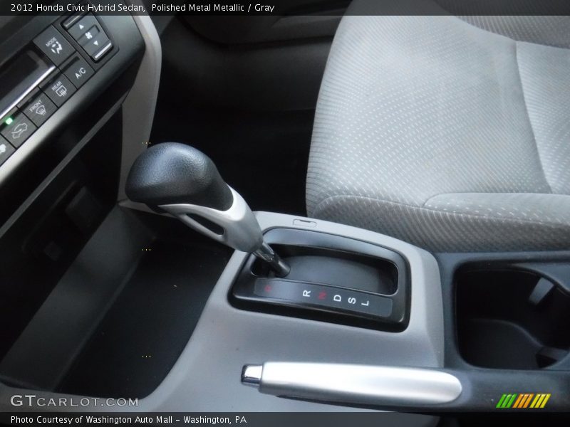 Polished Metal Metallic / Gray 2012 Honda Civic Hybrid Sedan