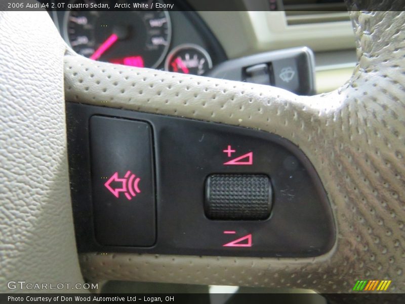 Arctic White / Ebony 2006 Audi A4 2.0T quattro Sedan