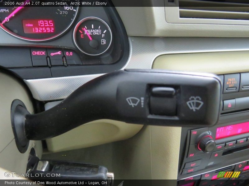 Arctic White / Ebony 2006 Audi A4 2.0T quattro Sedan