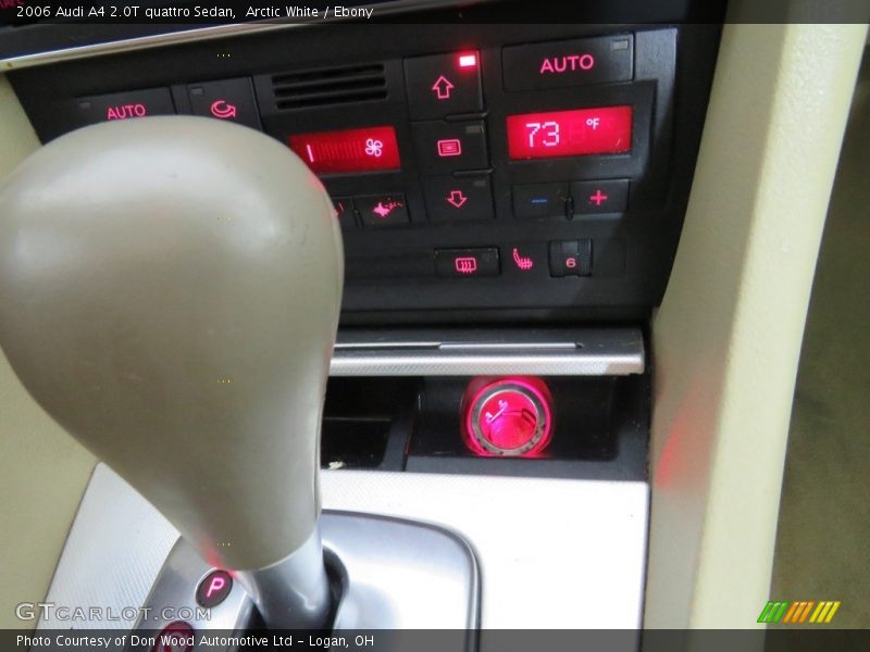 Arctic White / Ebony 2006 Audi A4 2.0T quattro Sedan
