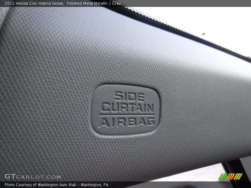Polished Metal Metallic / Gray 2012 Honda Civic Hybrid Sedan