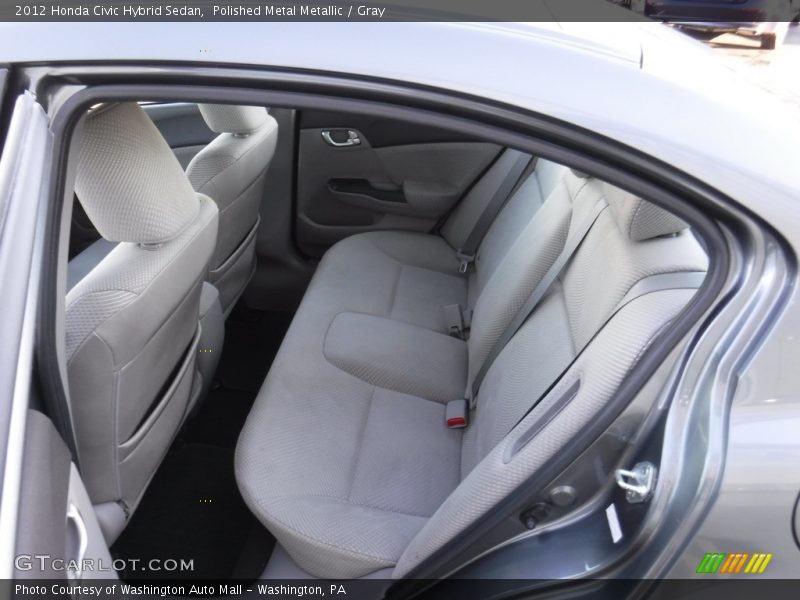 Polished Metal Metallic / Gray 2012 Honda Civic Hybrid Sedan