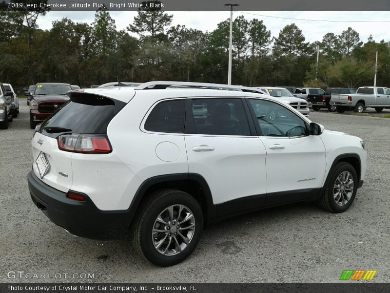Bright White / Black 2019 Jeep Cherokee Latitude Plus
