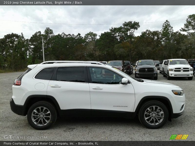 Bright White / Black 2019 Jeep Cherokee Latitude Plus