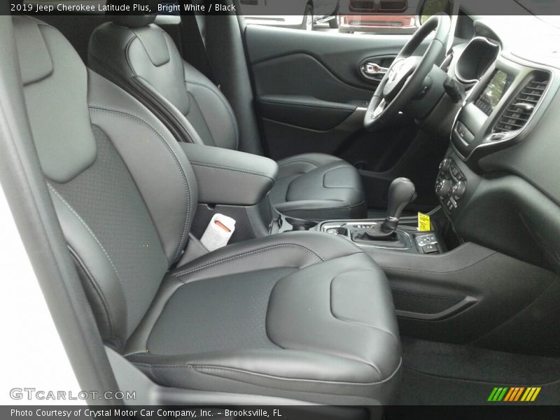 Bright White / Black 2019 Jeep Cherokee Latitude Plus