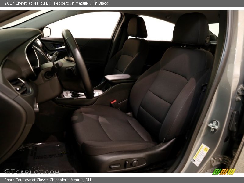 Pepperdust Metallic / Jet Black 2017 Chevrolet Malibu LT
