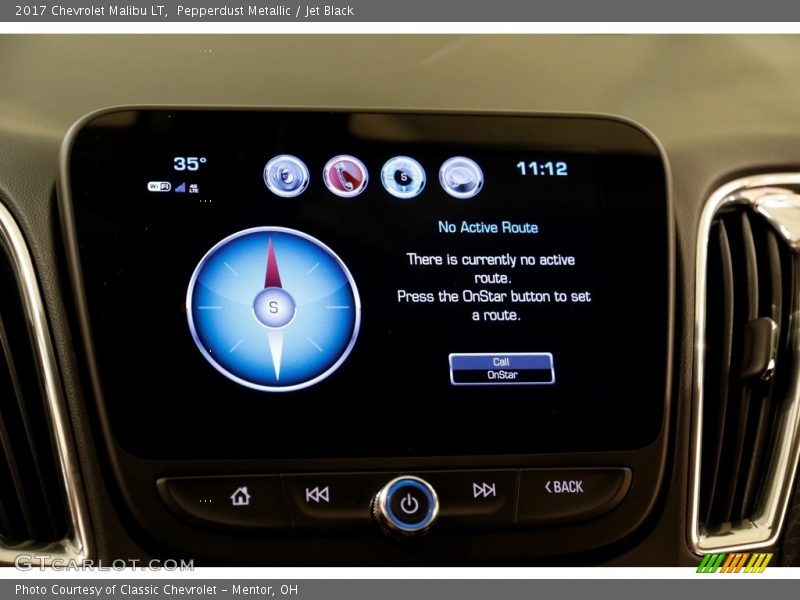 Pepperdust Metallic / Jet Black 2017 Chevrolet Malibu LT