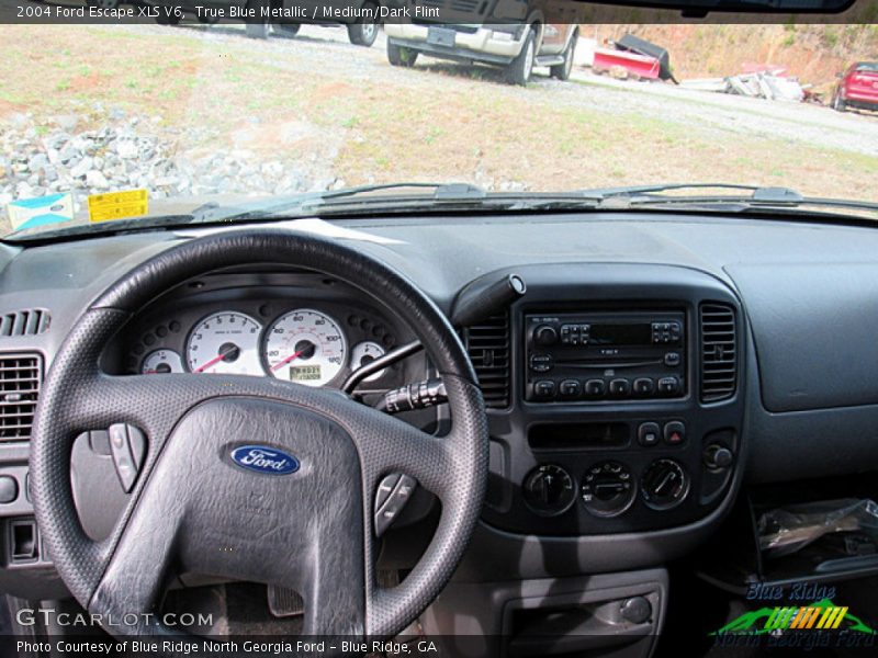 True Blue Metallic / Medium/Dark Flint 2004 Ford Escape XLS V6