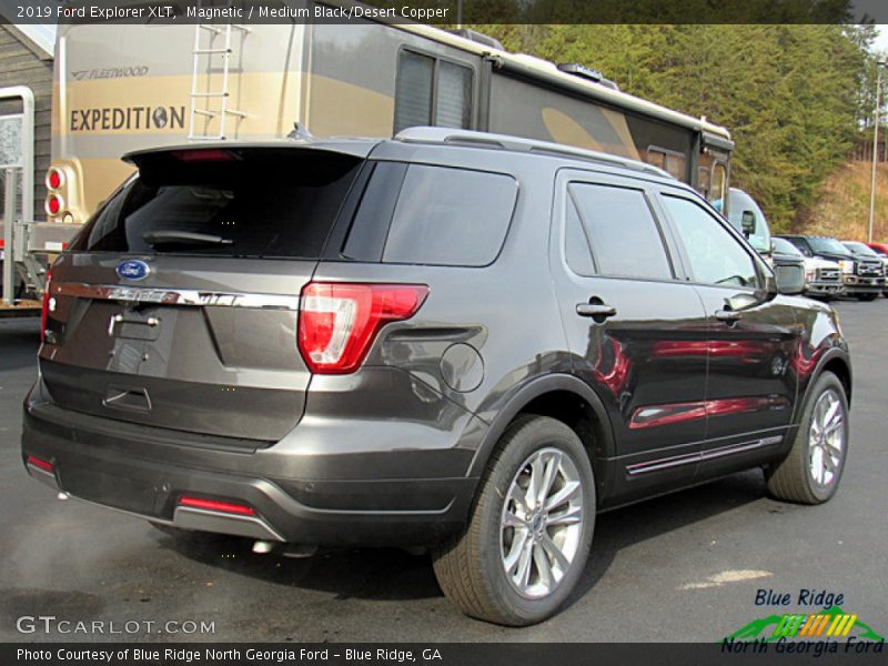 Magnetic / Medium Black/Desert Copper 2019 Ford Explorer XLT