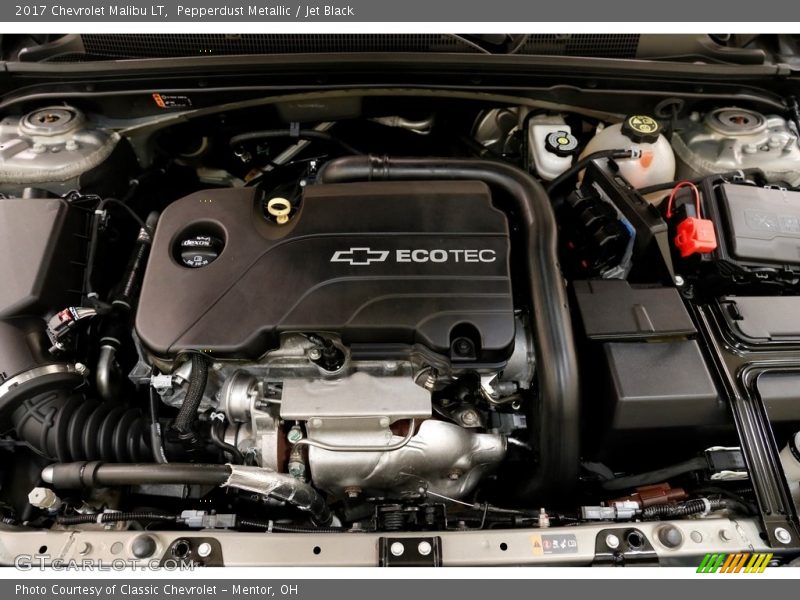 Pepperdust Metallic / Jet Black 2017 Chevrolet Malibu LT