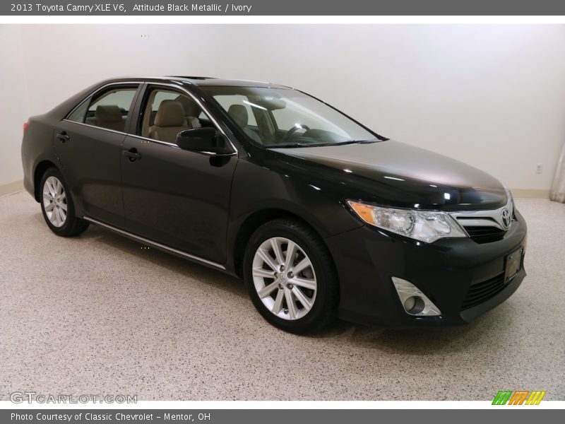 Attitude Black Metallic / Ivory 2013 Toyota Camry XLE V6