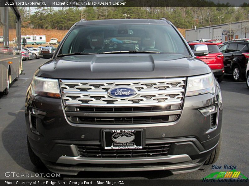 Magnetic / Medium Black/Desert Copper 2019 Ford Explorer XLT