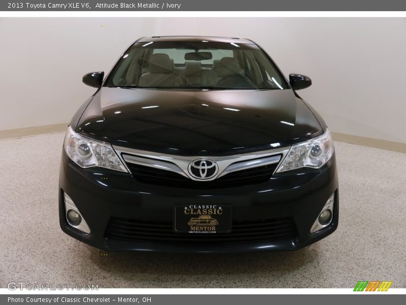 Attitude Black Metallic / Ivory 2013 Toyota Camry XLE V6