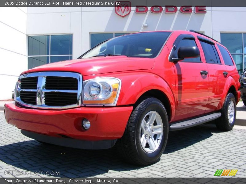 Flame Red / Medium Slate Gray 2005 Dodge Durango SLT 4x4