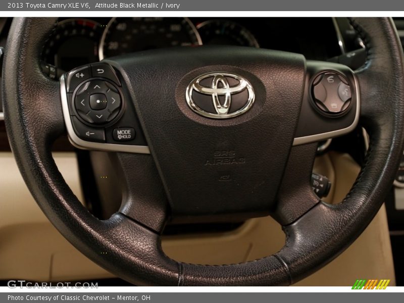 Attitude Black Metallic / Ivory 2013 Toyota Camry XLE V6