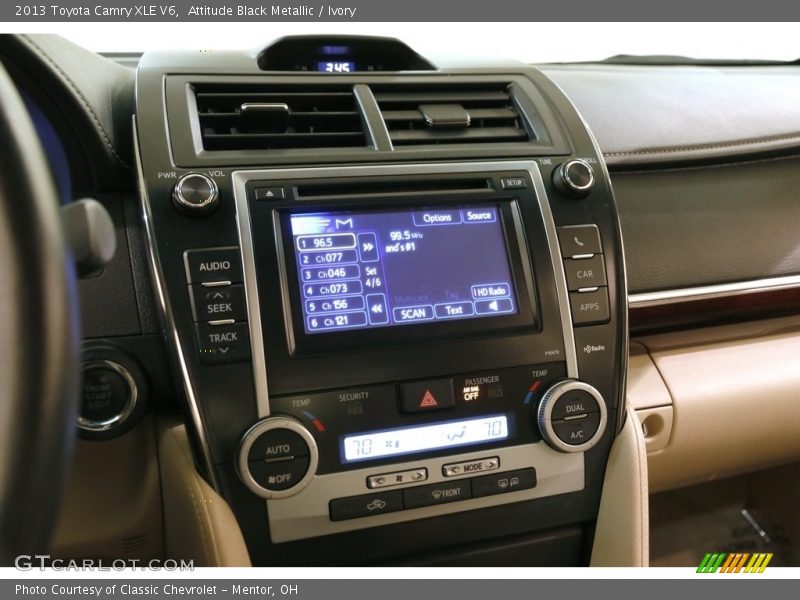 Attitude Black Metallic / Ivory 2013 Toyota Camry XLE V6