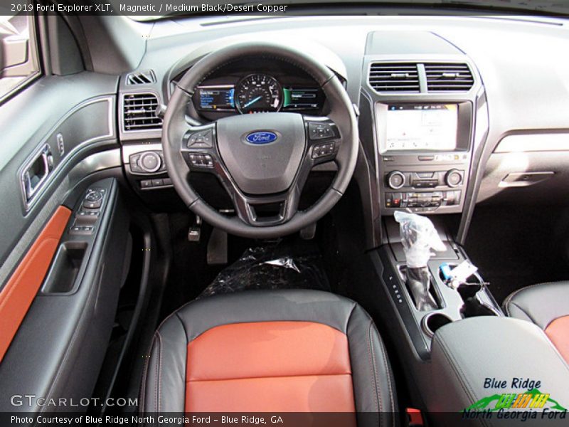 Magnetic / Medium Black/Desert Copper 2019 Ford Explorer XLT