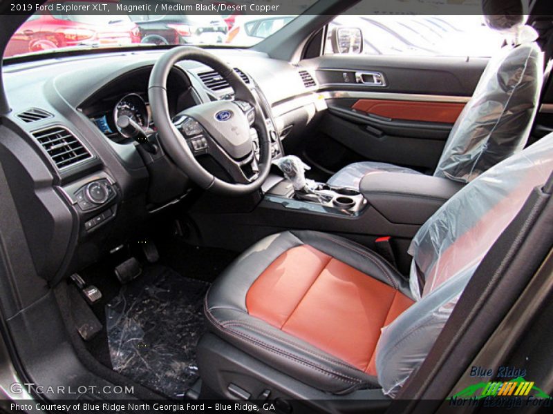 Magnetic / Medium Black/Desert Copper 2019 Ford Explorer XLT